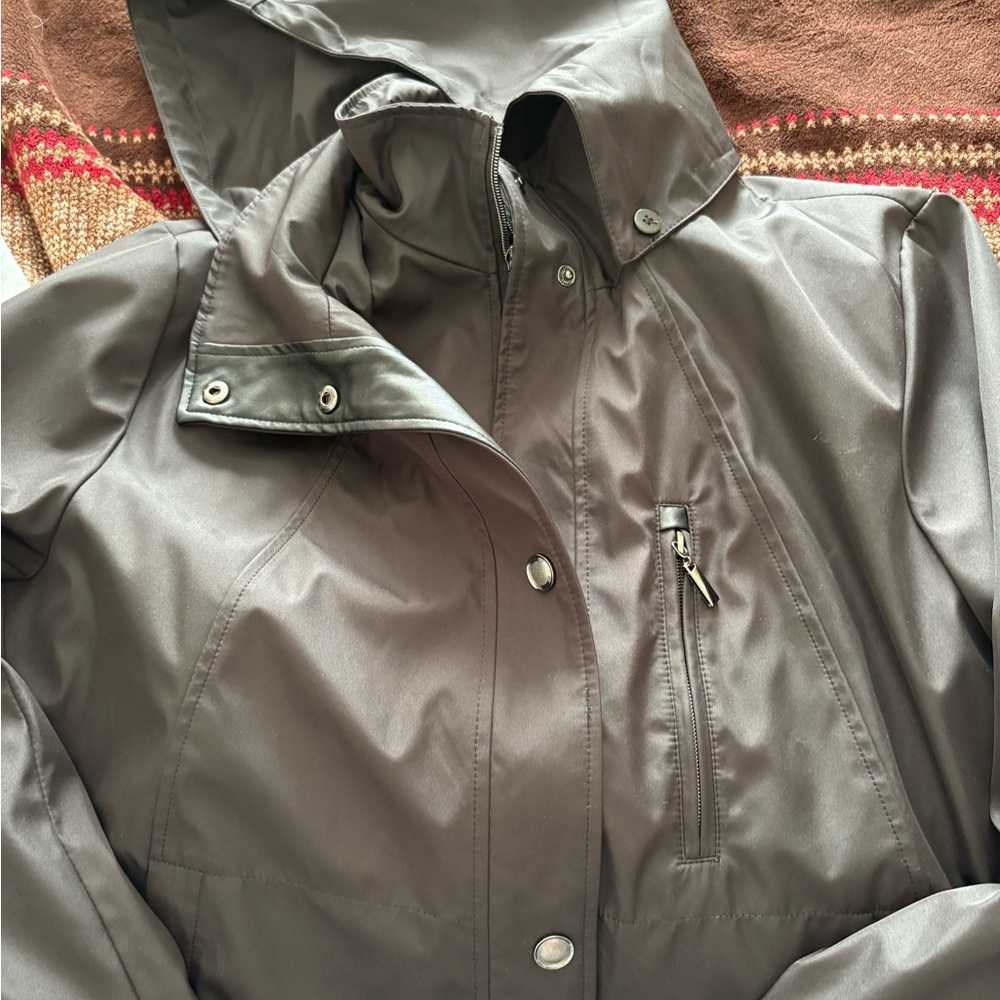 Croft & Barrow Women's Charcoal Hooded Ski Jacket